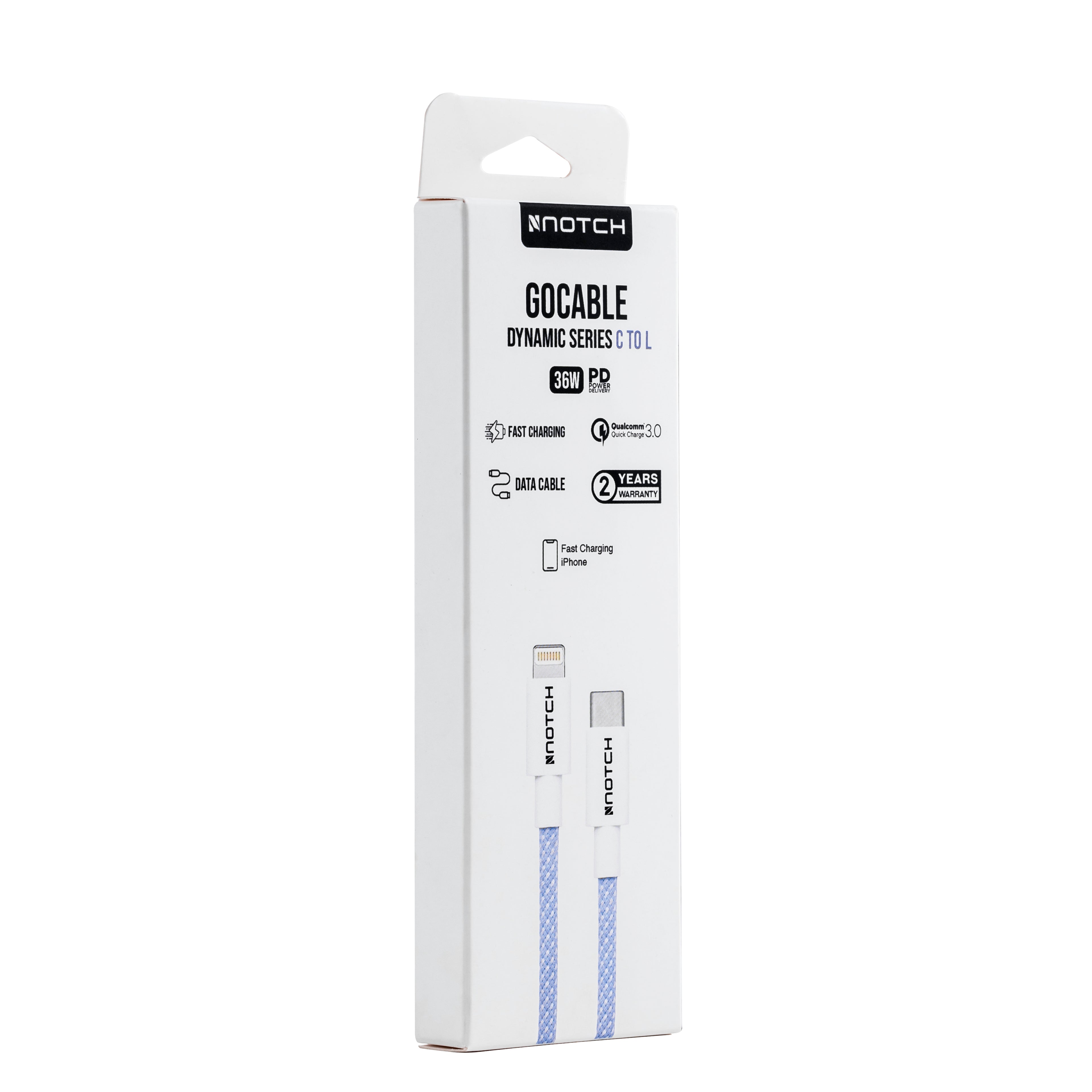 NOTCH GoCable Dynamic Series USB-C TO Lightning Cable 36W