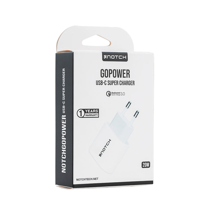 NOTCH GoPower USB-C Super Charger 20W