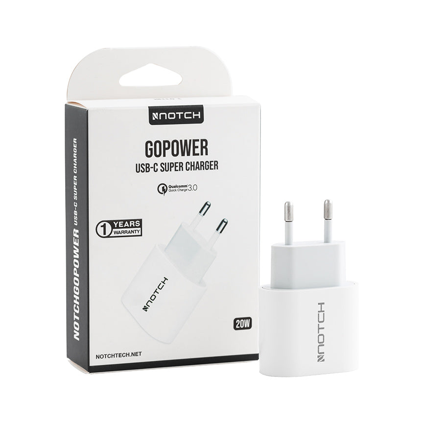 NOTCH GoPower USB-C Super Charger 20W