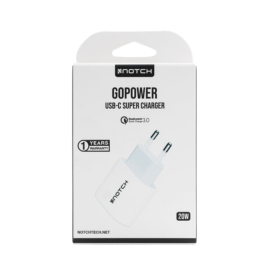 NOTCH GoPower USB-C Super Charger 20W