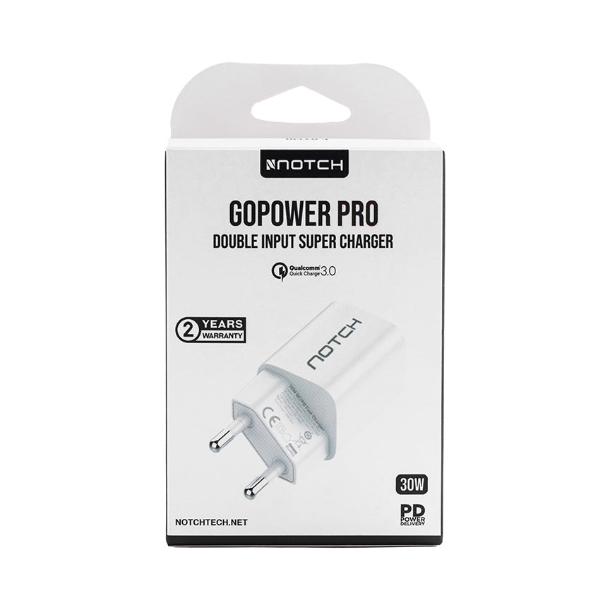 NOTCH GoPower Pro Double Input Super Charger 30W